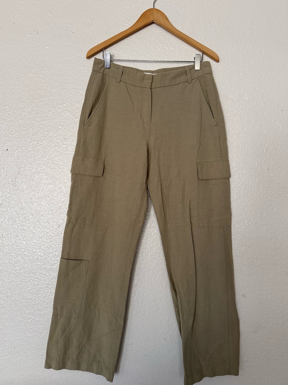 H&M womens Cargo Pants - Casual Straight Leg size 8